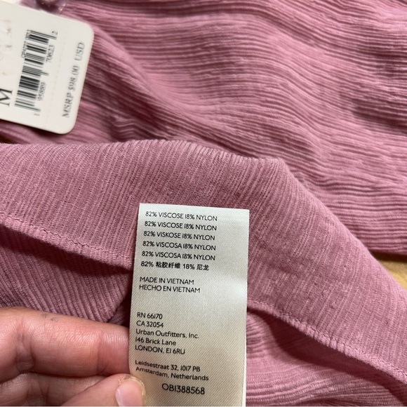 Free People NWT Daia Blouse Mountain Flower Medium Romantic Feminine - Picture 12 of 14